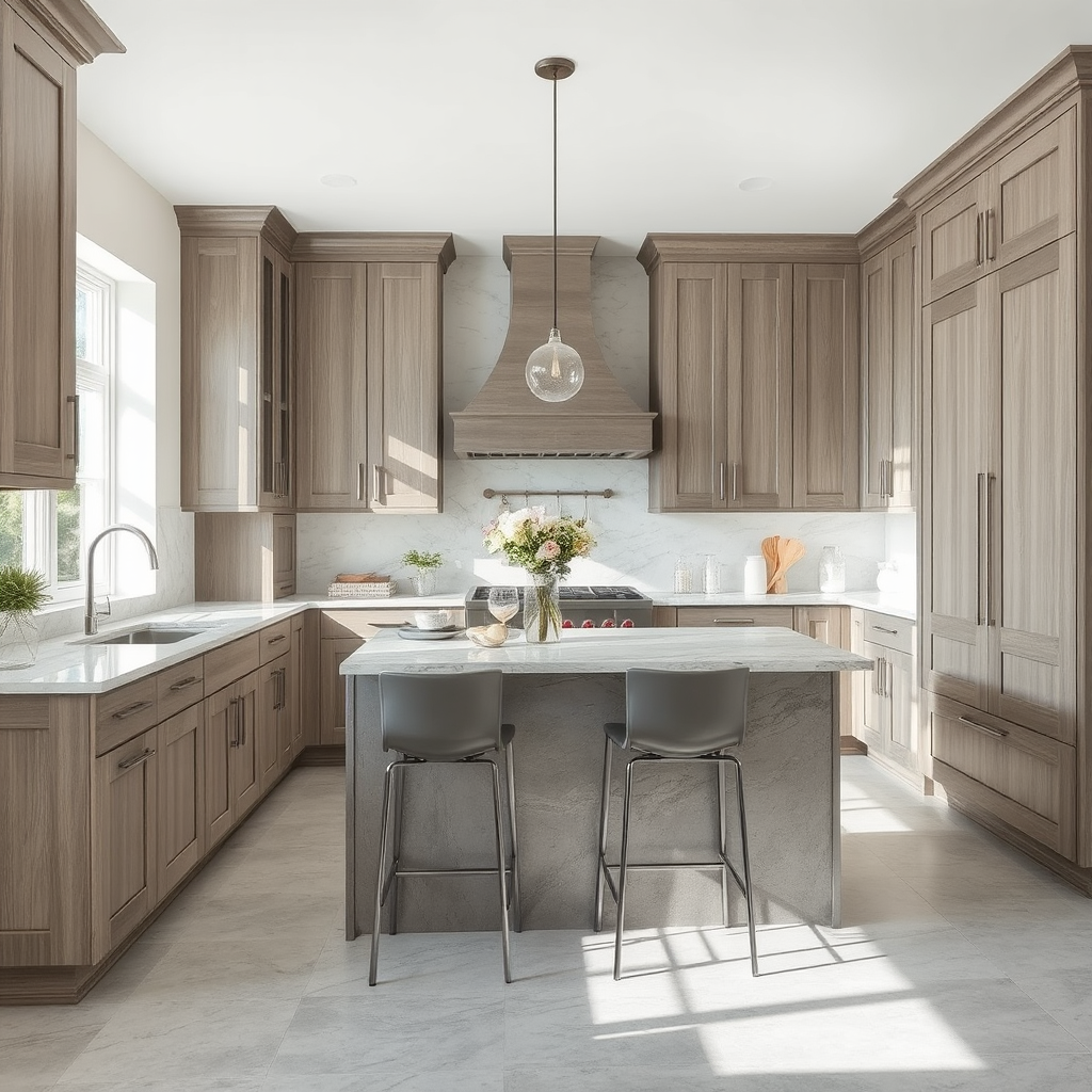 Modern custom bathroom vanity with floating cabinets Kissimmee Florida