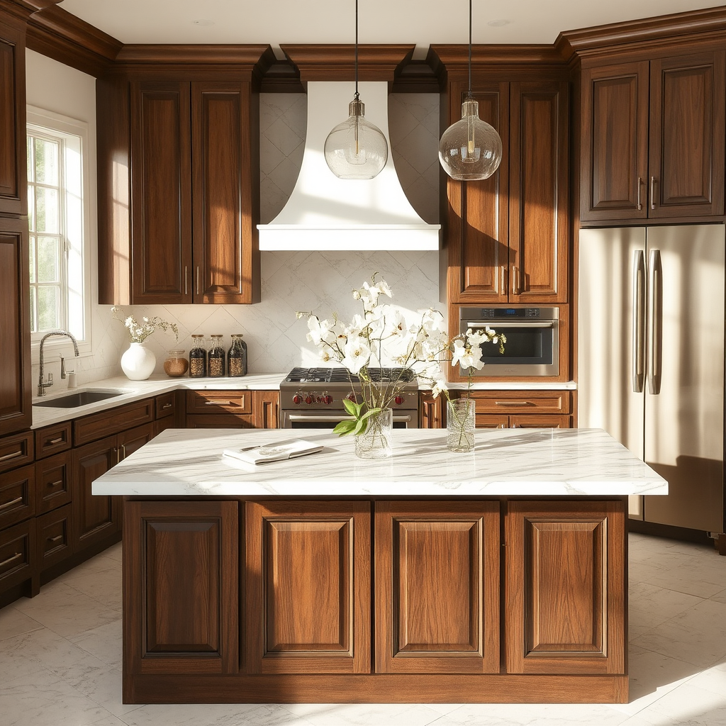 Transitional kitchen remodel with custom cabinetry Central Florida