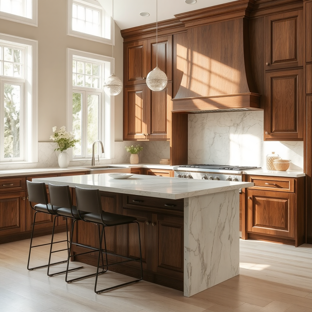 Modern custom bathroom vanity with floating cabinets Kissimmee Florida